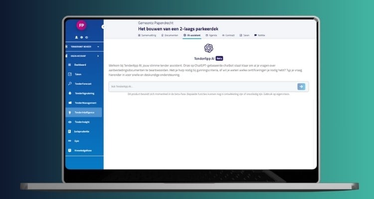 TenderApp AI Assistent